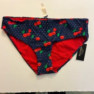 NWT Cherry Print XL Juicy Couture Swim Bikini Bottom